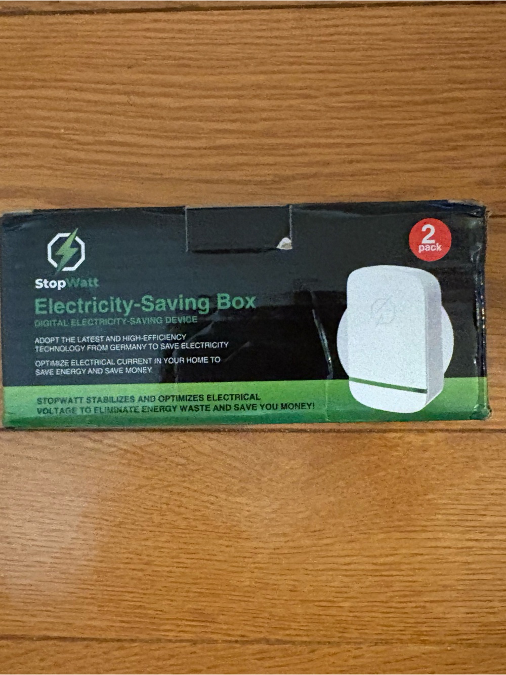 Electricity-Saving Box - White (2 Pack)